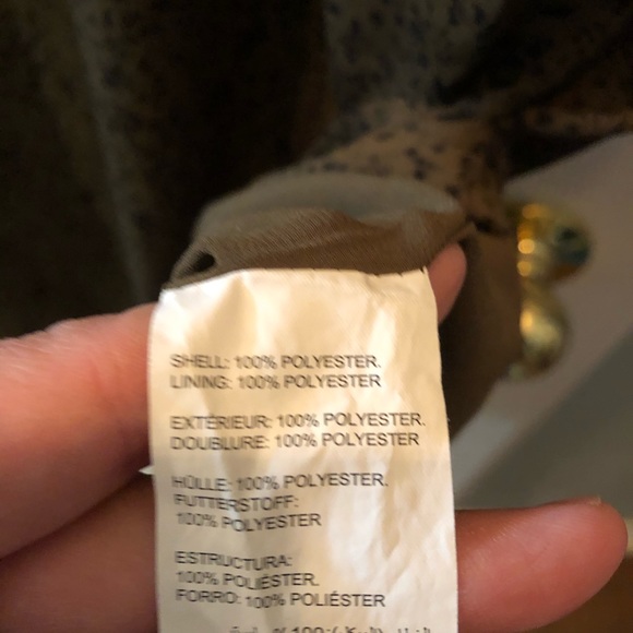 BNWOT Olive Green Floral Dress - Picture 3 of 3